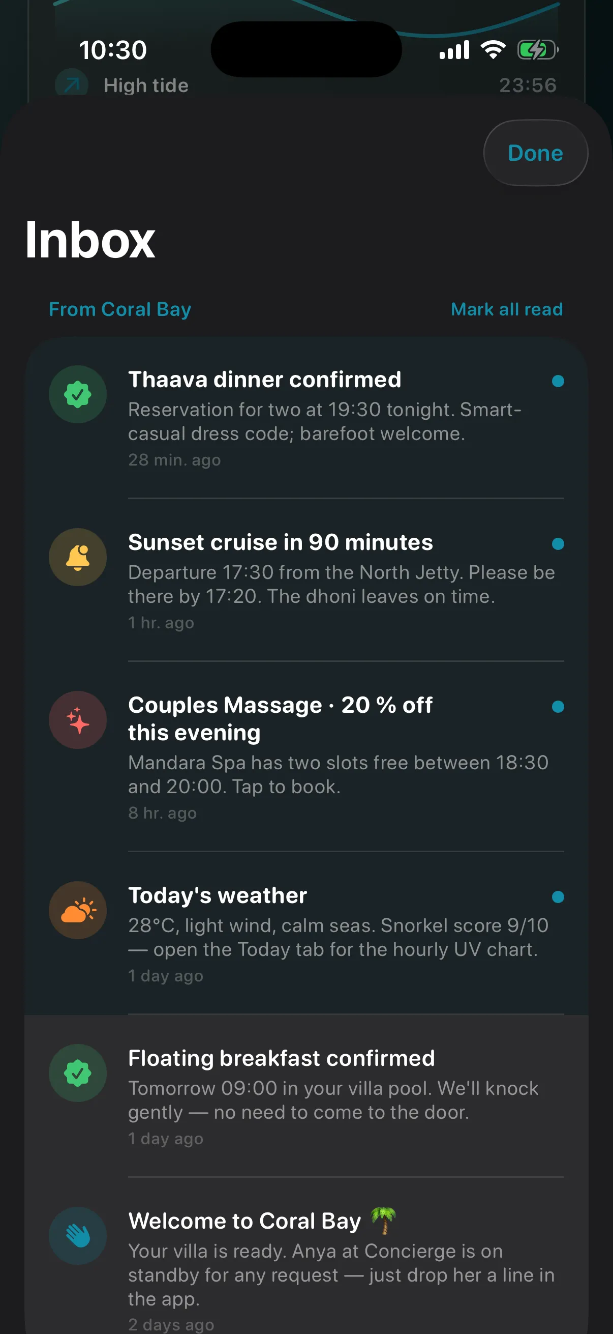 Inbox — Quietly proactive.